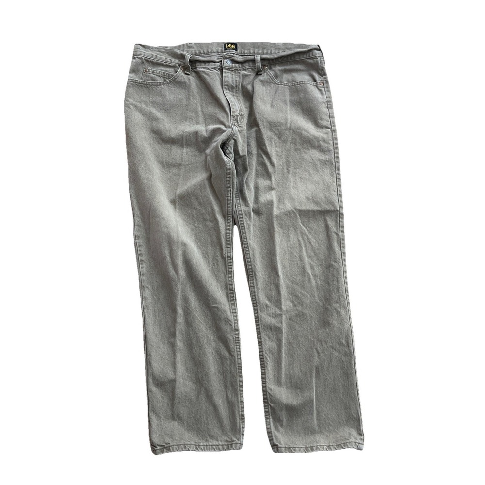 Lee Denim Jeans Tan Men's‎ 40x30 Light Wash 100% Cotton Relaxed Fit